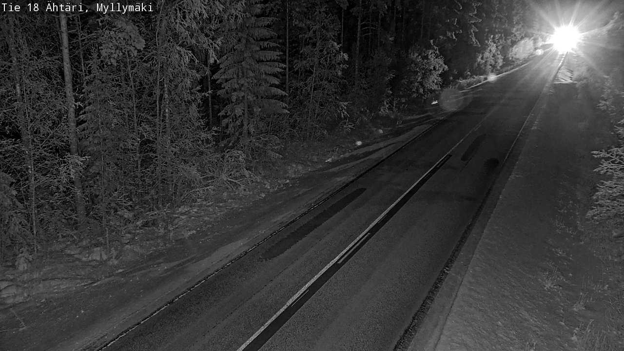 Weather Camera Image Road 18 Ähtäri, Myllymäki, Ähtäri, Etelä-Pohjanmaa