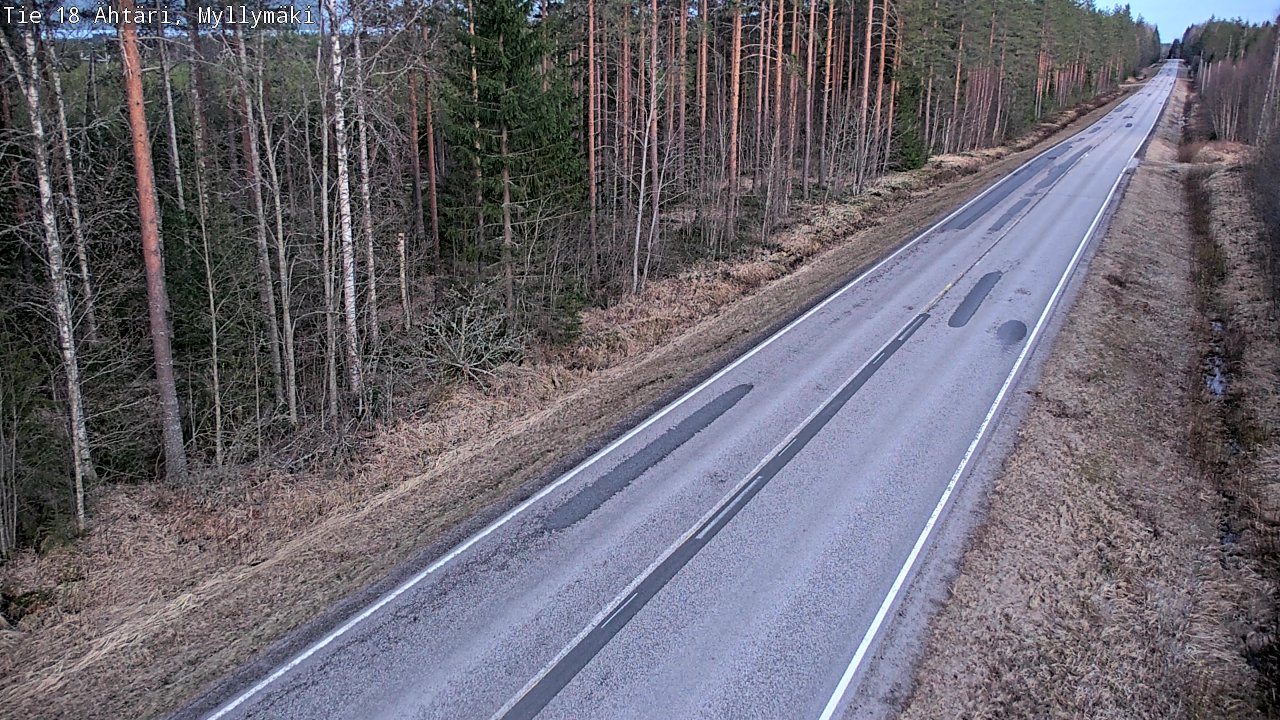 Weather Camera Image Road 18 Ähtäri, Myllymäki, Ähtäri, Etelä-Pohjanmaa