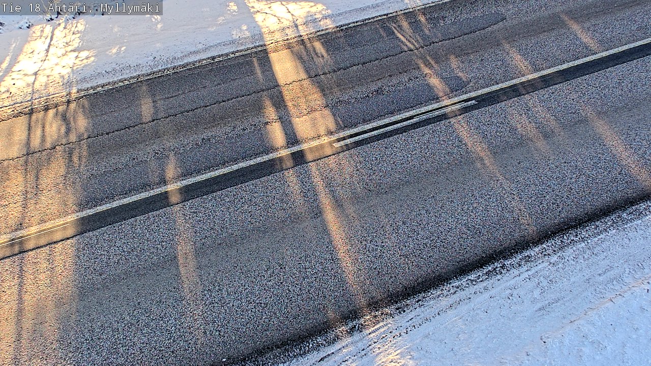 Weather Camera Image Road 18 Ähtäri, Myllymäki, Ähtäri, Etelä-Pohjanmaa