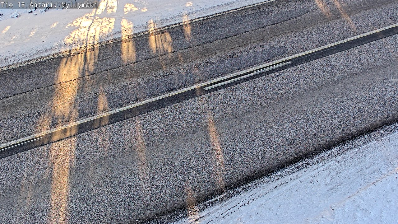 Weather Camera Image Road 18 Ähtäri, Myllymäki, Ähtäri, Etelä-Pohjanmaa