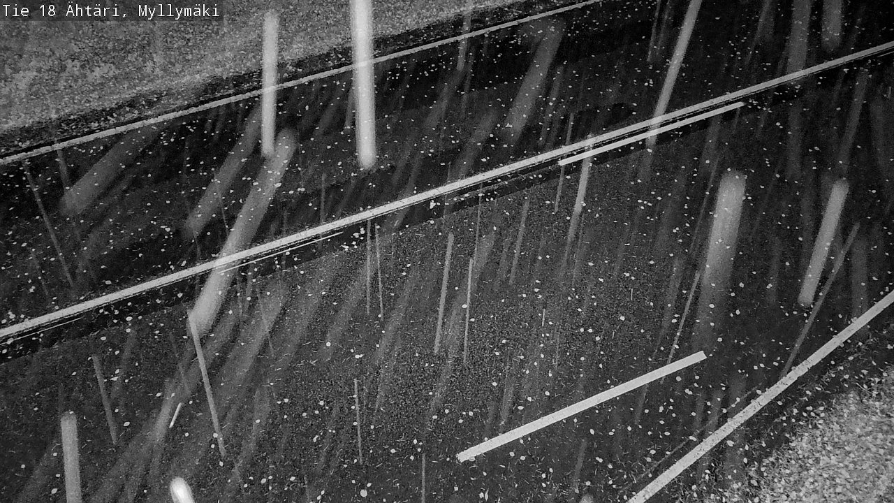 Weather Camera Image Road 18 Ähtäri, Myllymäki, Ähtäri, Etelä-Pohjanmaa
