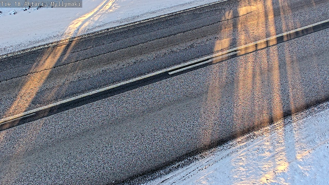 Weather Camera Image Road 18 Ähtäri, Myllymäki, Ähtäri, Etelä-Pohjanmaa
