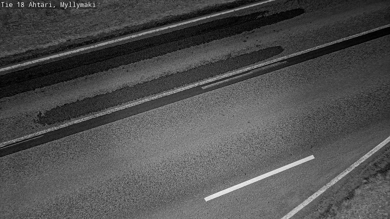 Weather Camera Image Road 18 Ähtäri, Myllymäki, Ähtäri, Etelä-Pohjanmaa