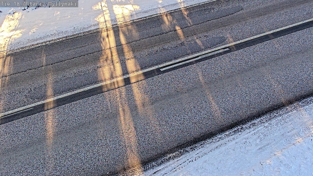 Weather Camera Image Road 18 Ähtäri, Myllymäki, Ähtäri, Etelä-Pohjanmaa