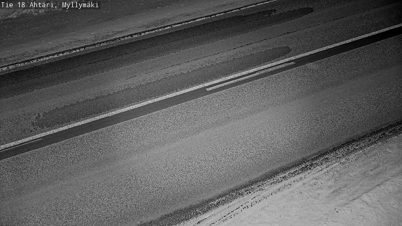Weather Camera Image Road 18 Ähtäri, Myllymäki, Ähtäri, Etelä-Pohjanmaa
