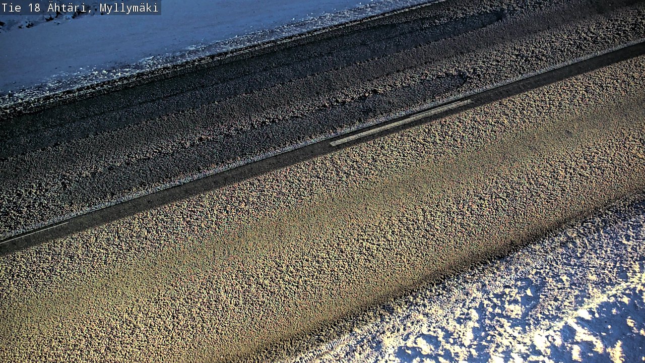 Weather Camera Image Road 18 Ähtäri, Myllymäki, Ähtäri, Etelä-Pohjanmaa