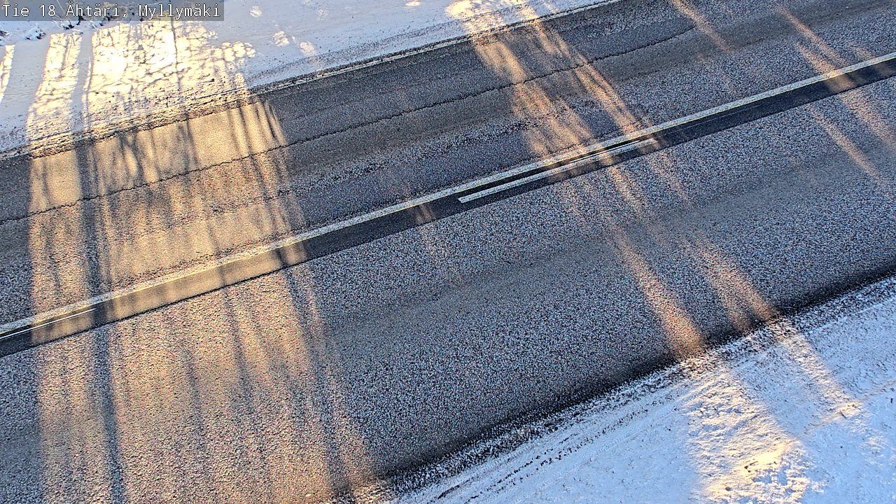Weather Camera Image Road 18 Ähtäri, Myllymäki, Ähtäri, Etelä-Pohjanmaa