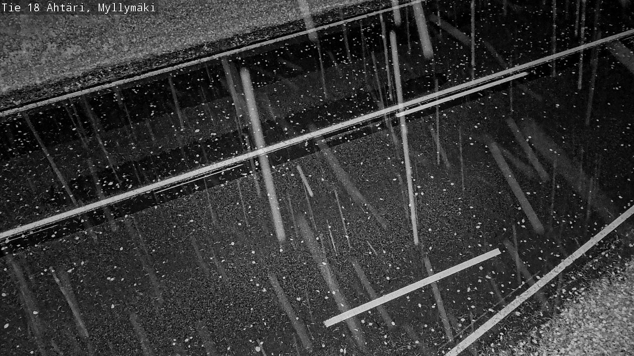 Weather Camera Image Road 18 Ähtäri, Myllymäki, Ähtäri, Etelä-Pohjanmaa
