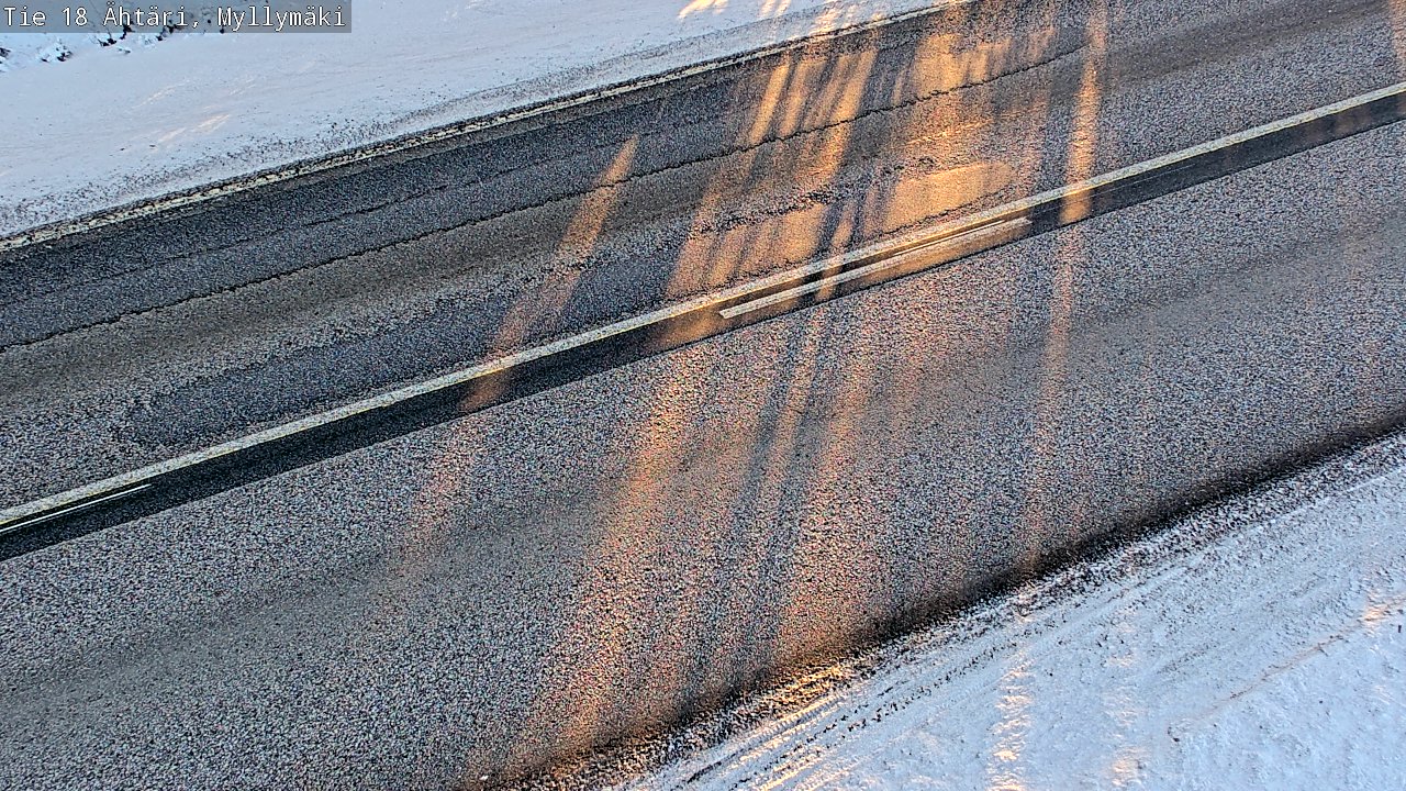 Weather Camera Image Road 18 Ähtäri, Myllymäki, Ähtäri, Etelä-Pohjanmaa