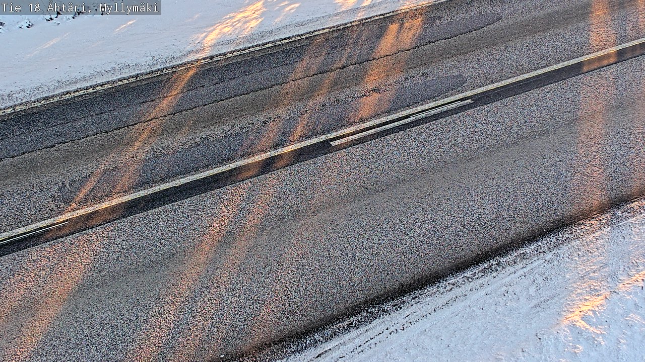 Weather Camera Image Road 18 Ähtäri, Myllymäki, Ähtäri, Etelä-Pohjanmaa