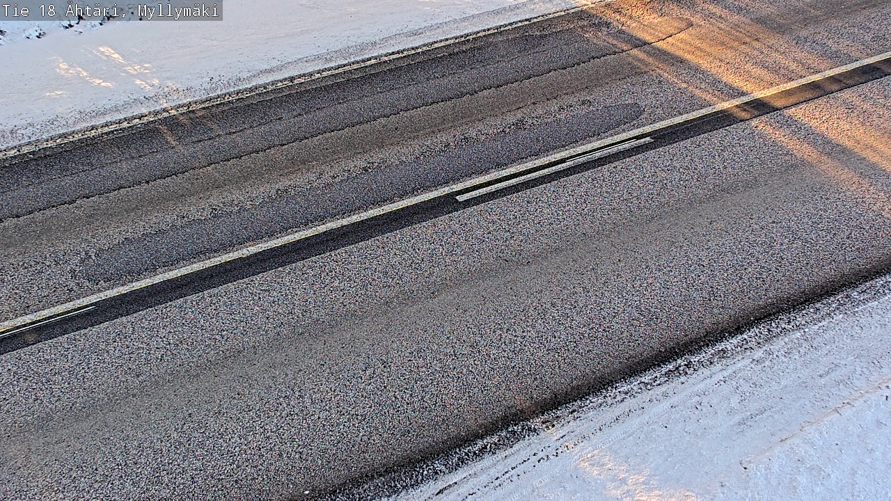 Weather Camera Image Road 18 Ähtäri, Myllymäki, Ähtäri, Etelä-Pohjanmaa