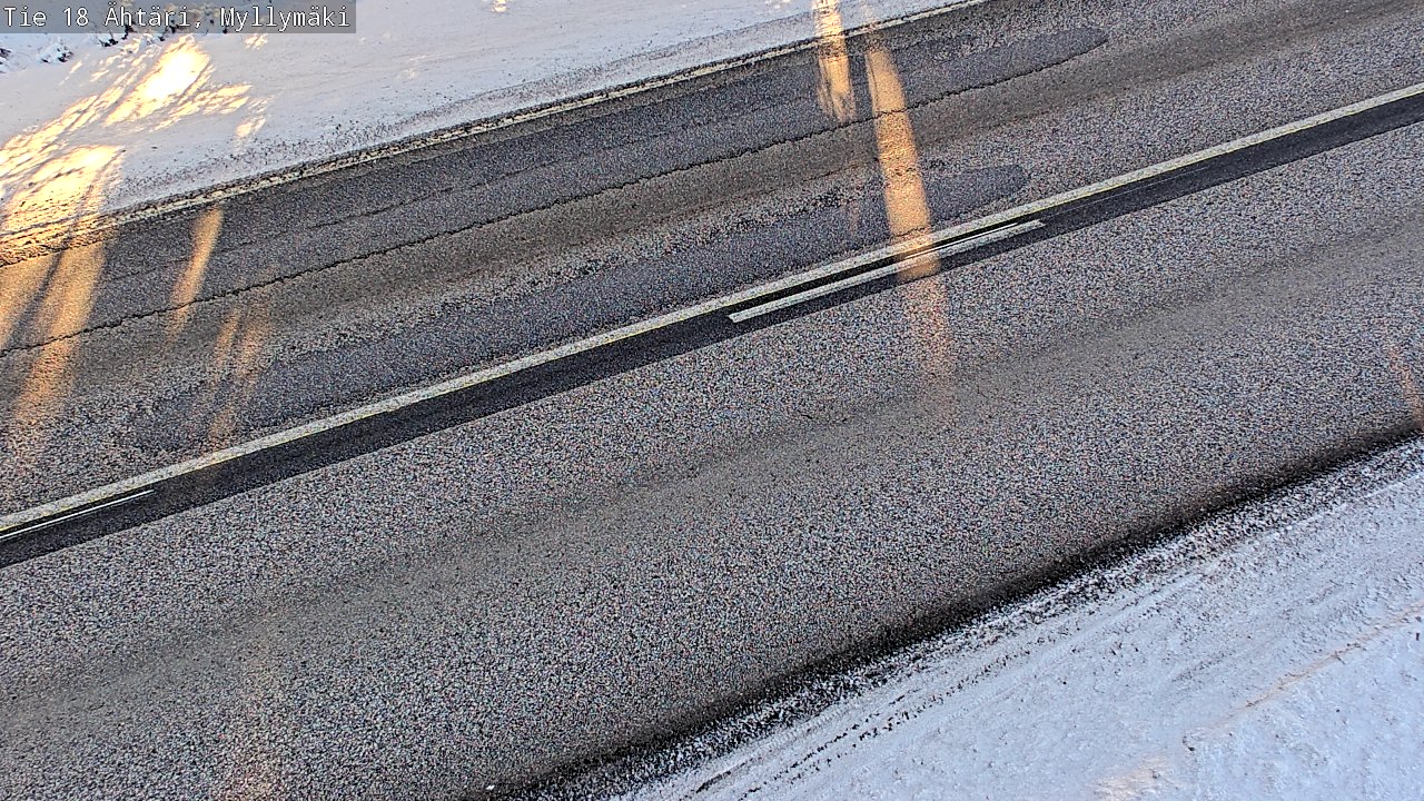 Weather Camera Image Road 18 Ähtäri, Myllymäki, Ähtäri, Etelä-Pohjanmaa