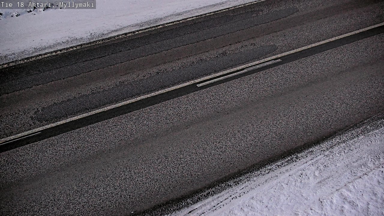 Weather Camera Image Road 18 Ähtäri, Myllymäki, Ähtäri, Etelä-Pohjanmaa