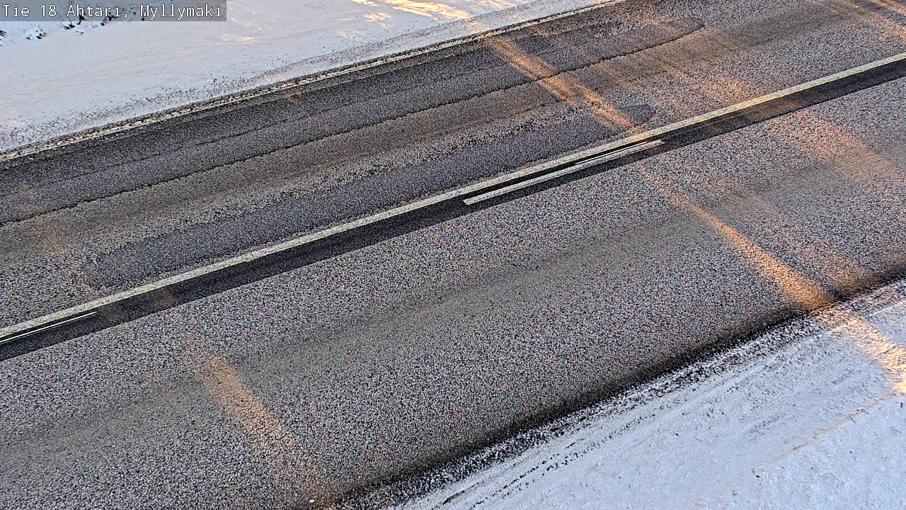 Weather Camera Image Road 18 Ähtäri, Myllymäki, Ähtäri, Etelä-Pohjanmaa