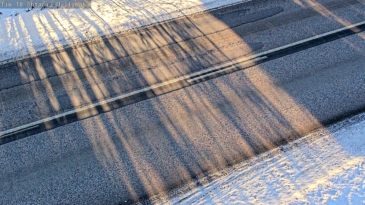 Weather Camera Image Road 18 Ähtäri, Myllymäki, Ähtäri, Etelä-Pohjanmaa
