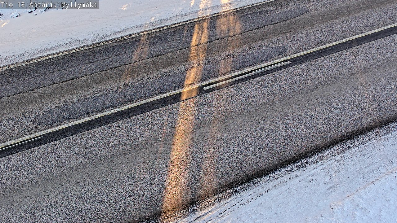 Weather Camera Image Road 18 Ähtäri, Myllymäki, Ähtäri, Etelä-Pohjanmaa