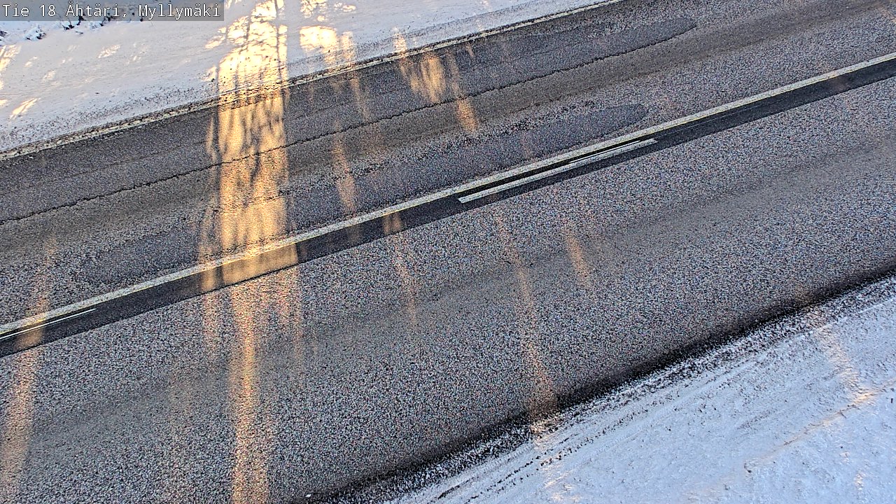 Weather Camera Image Road 18 Ähtäri, Myllymäki, Ähtäri, Etelä-Pohjanmaa