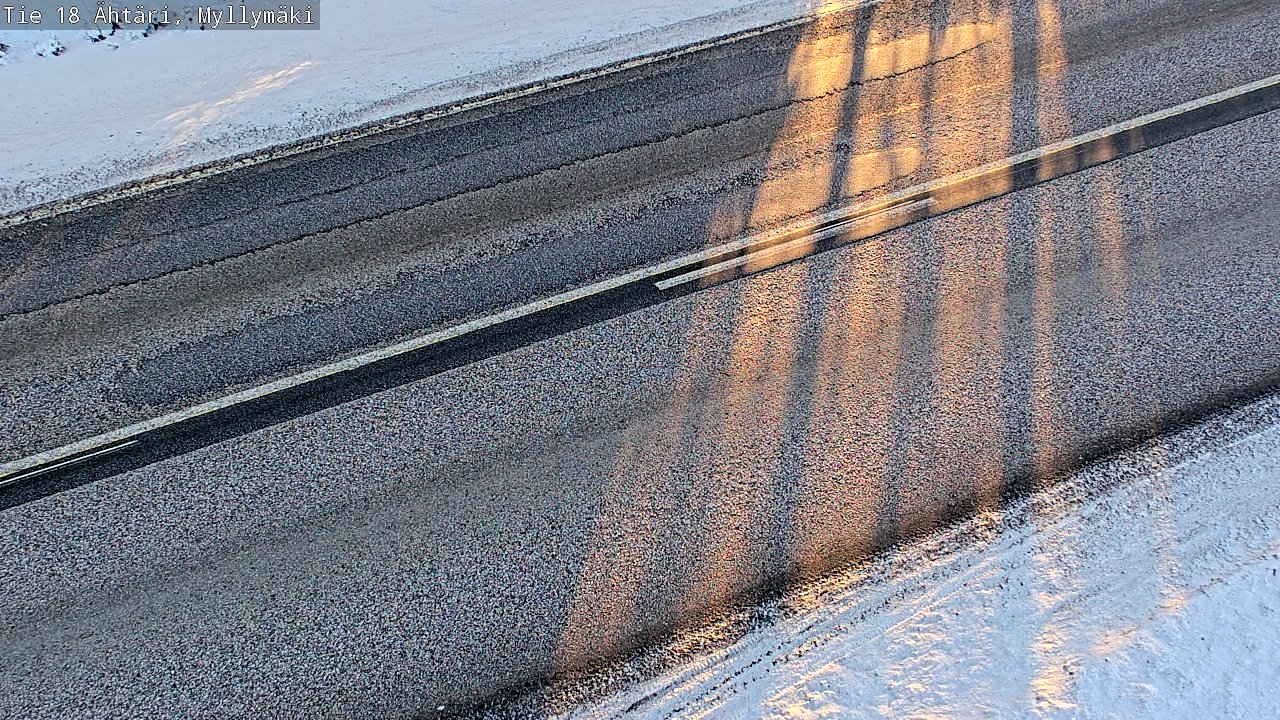 Weather Camera Image Road 18 Ähtäri, Myllymäki, Ähtäri, Etelä-Pohjanmaa