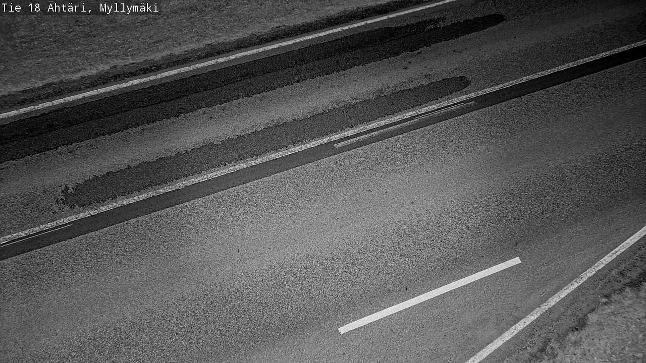 Weather Camera Image Road 18 Ähtäri, Myllymäki, Ähtäri, Etelä-Pohjanmaa