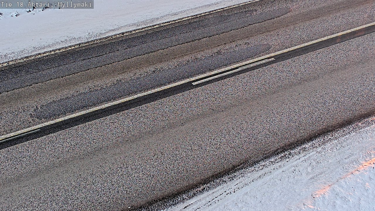 Weather Camera Image Road 18 Ähtäri, Myllymäki, Ähtäri, Etelä-Pohjanmaa