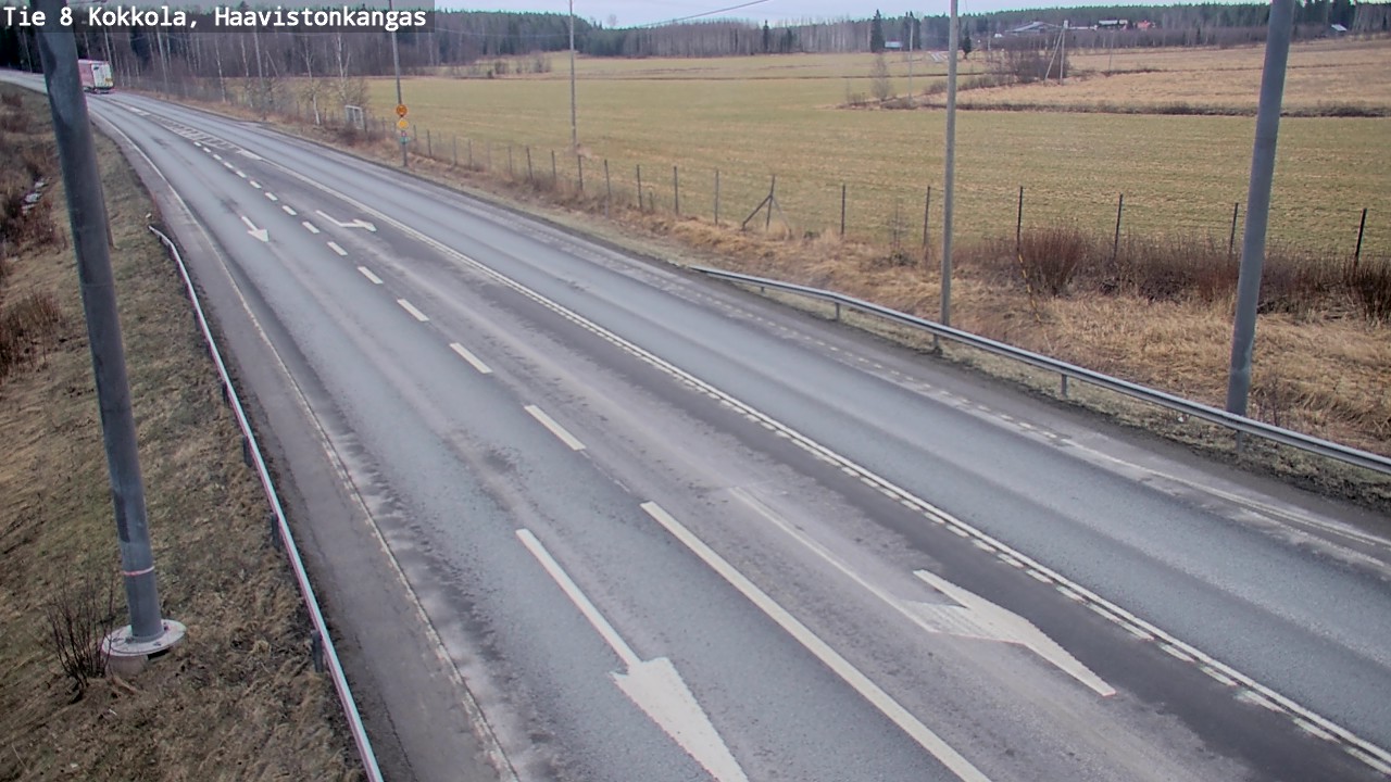 Weather Camera Image Road 8 Kokkola, Haavistonkangas, Kokkola, Keski-Pohjanmaa
