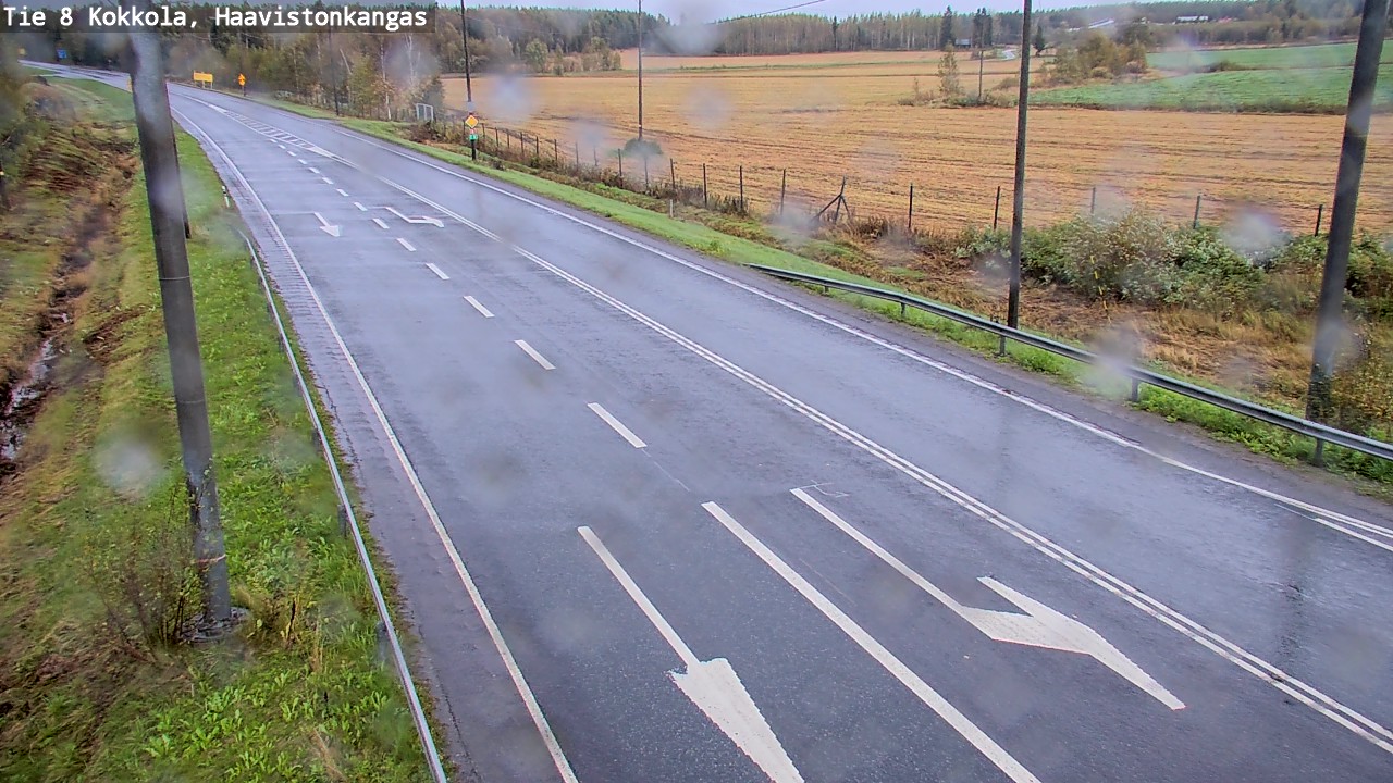 Weather Camera Image Road 8 Kokkola, Haavistonkangas, Kokkola, Keski-Pohjanmaa