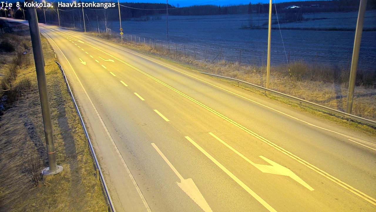 Weather Camera Image Road 8 Kokkola, Haavistonkangas, Kokkola, Keski-Pohjanmaa