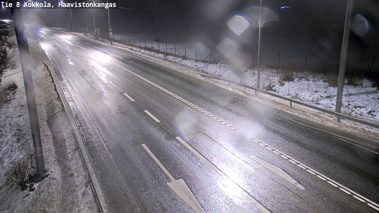Weather Camera Image Väg 8 Karleby, Haavistonkangas, Kokkola, Keski-Pohjanmaa
