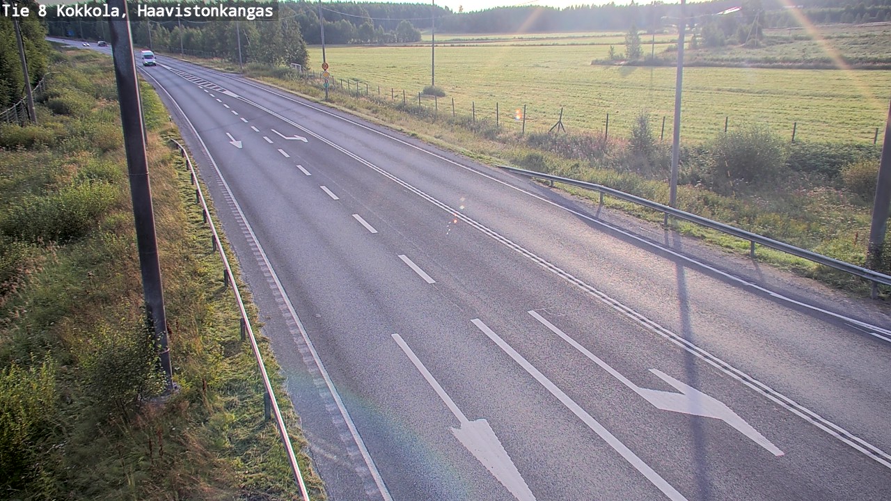 Weather Camera Image Road 8 Kokkola, Haavistonkangas, Kokkola, Keski-Pohjanmaa