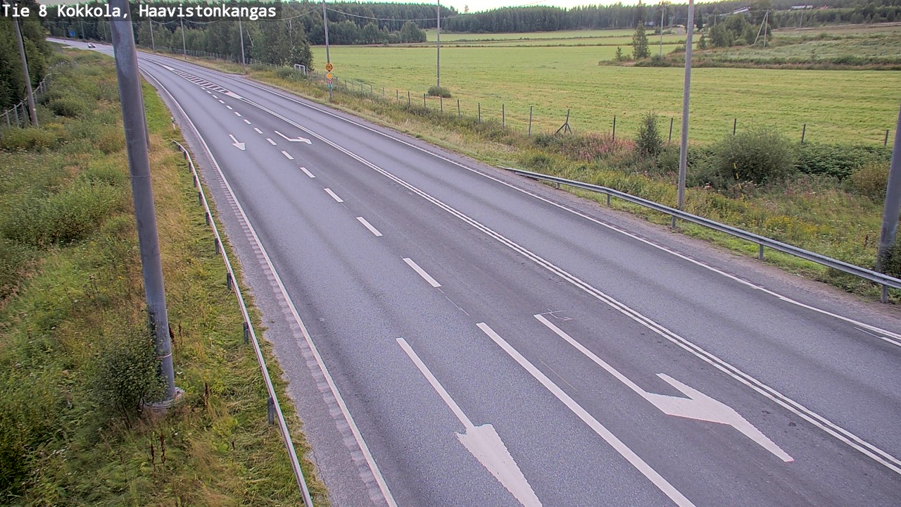 Weather Camera Image Road 8 Kokkola, Haavistonkangas, Kokkola, Keski-Pohjanmaa