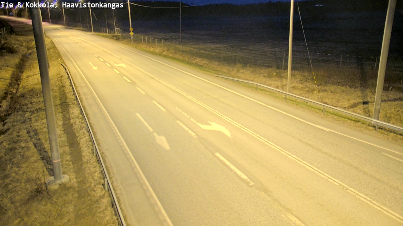 Weather Camera Image Väg 8 Karleby, Haavistonkangas, Kokkola, Keski-Pohjanmaa