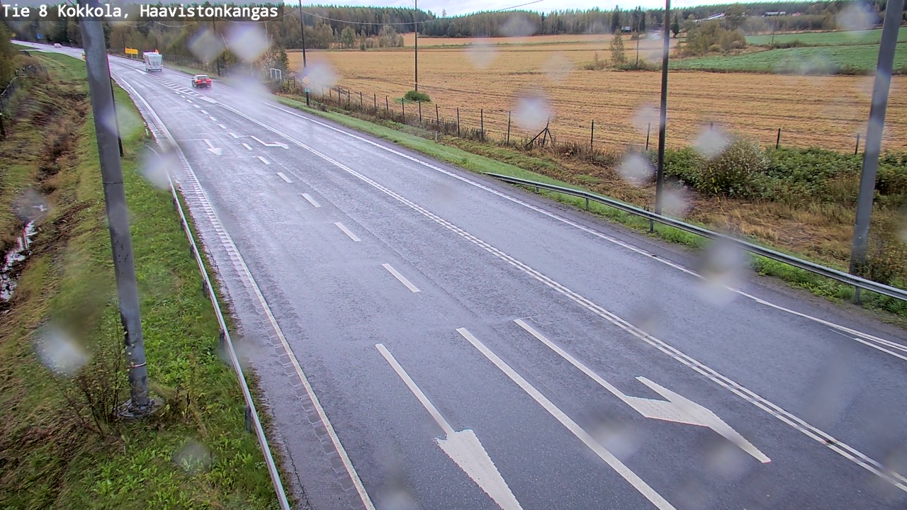 Weather Camera Image Väg 8 Karleby, Haavistonkangas, Kokkola, Keski-Pohjanmaa