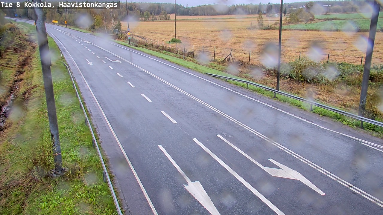 Weather Camera Image Road 8 Kokkola, Haavistonkangas, Kokkola, Keski-Pohjanmaa
