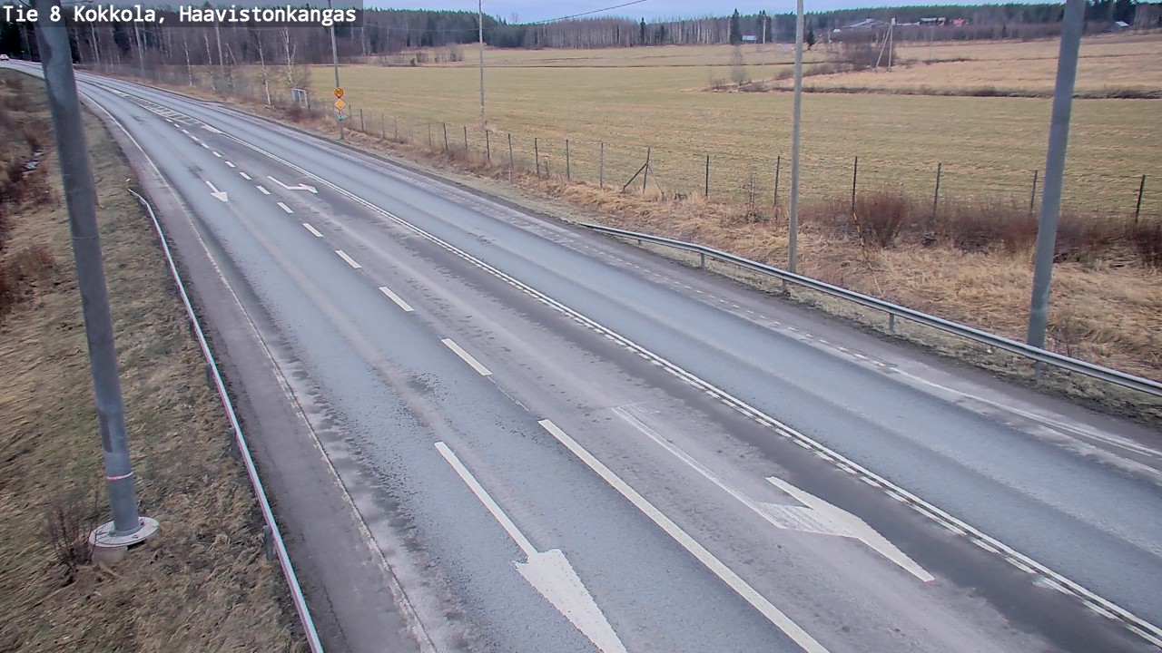 Weather Camera Image Road 8 Kokkola, Haavistonkangas, Kokkola, Keski-Pohjanmaa