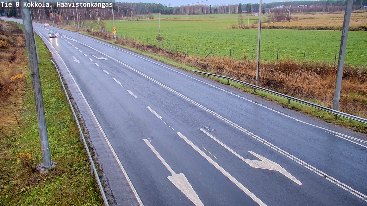 Weather Camera Image Road 8 Kokkola, Haavistonkangas, Kokkola, Keski-Pohjanmaa