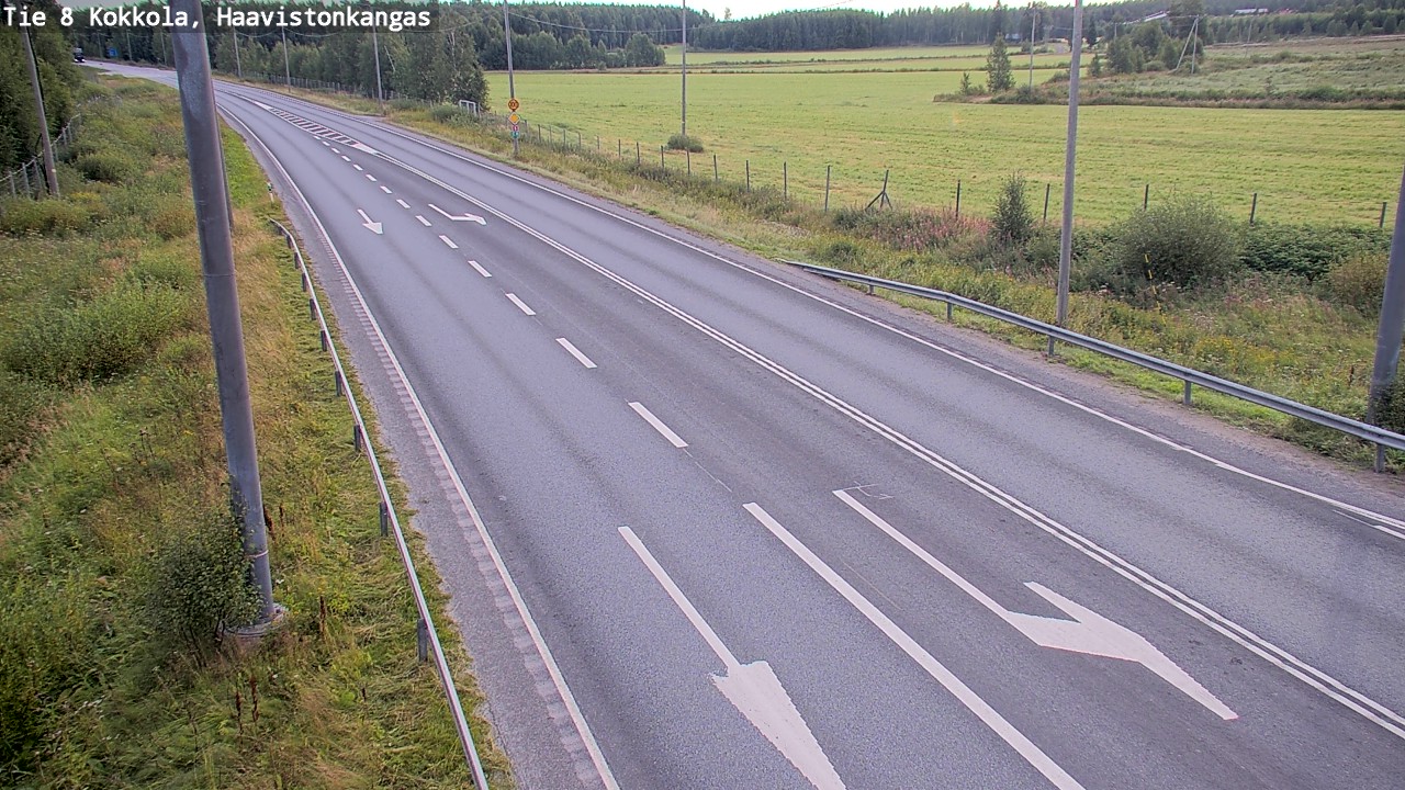 Weather Camera Image Road 8 Kokkola, Haavistonkangas, Kokkola, Keski-Pohjanmaa