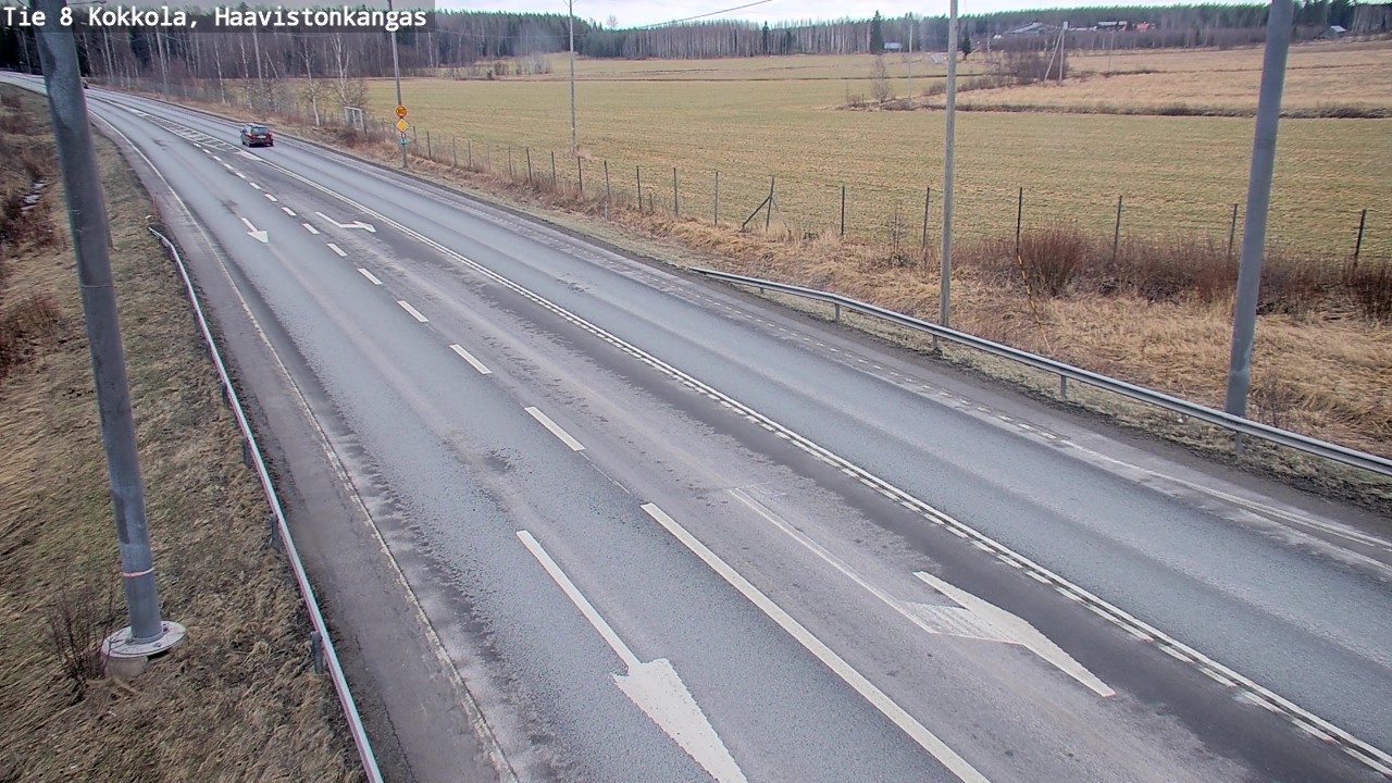 Weather Camera Image Road 8 Kokkola, Haavistonkangas, Kokkola, Keski-Pohjanmaa
