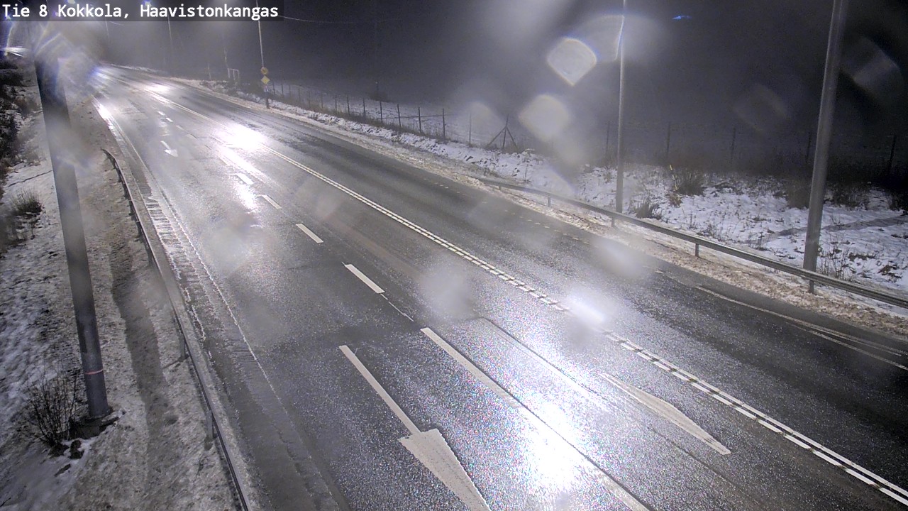 Weather Camera Image Väg 8 Karleby, Haavistonkangas, Kokkola, Keski-Pohjanmaa