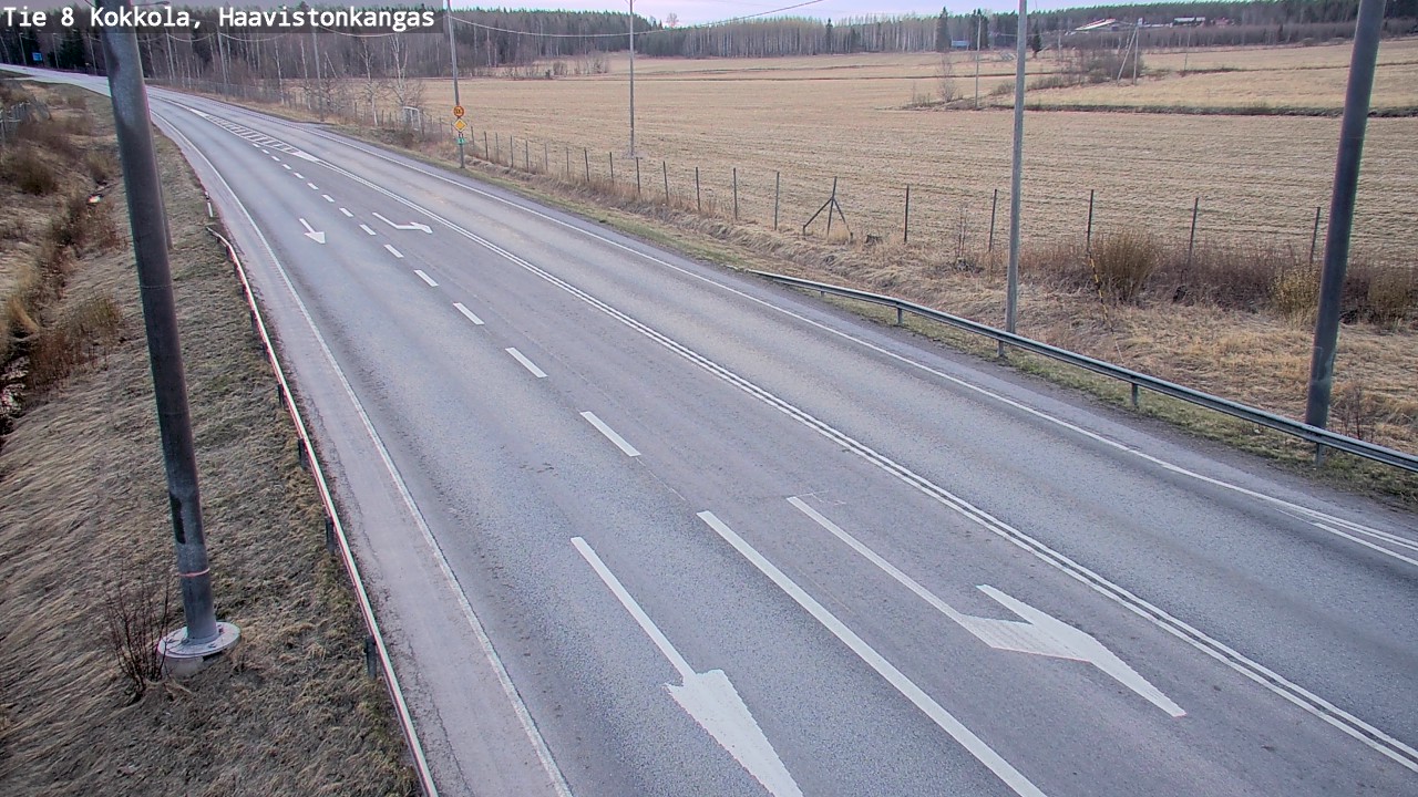 Weather Camera Image Road 8 Kokkola, Haavistonkangas, Kokkola, Keski-Pohjanmaa