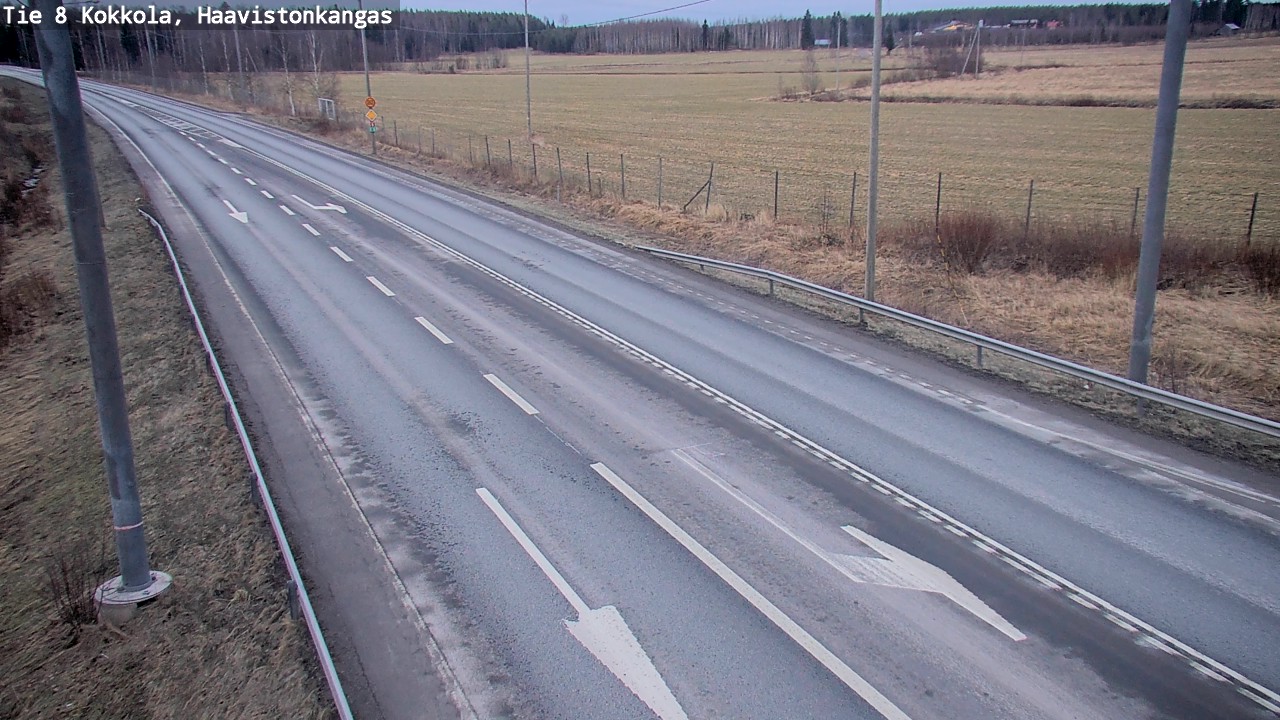 Weather Camera Image Road 8 Kokkola, Haavistonkangas, Kokkola, Keski-Pohjanmaa