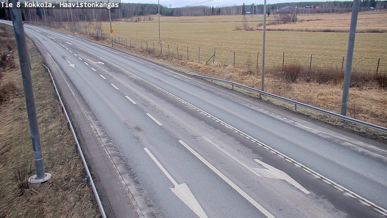 Weather Camera Image Road 8 Kokkola, Haavistonkangas, Kokkola, Keski-Pohjanmaa