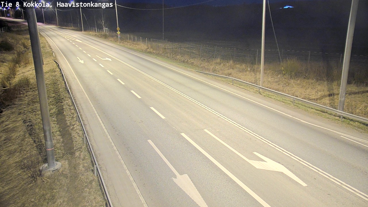 Weather Camera Image Väg 8 Karleby, Haavistonkangas, Kokkola, Keski-Pohjanmaa