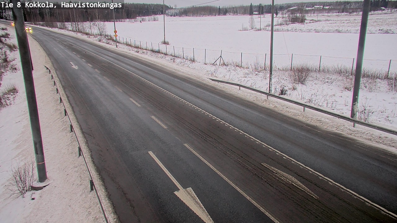 Weather Camera Image Väg 8 Karleby, Haavistonkangas, Kokkola, Keski-Pohjanmaa