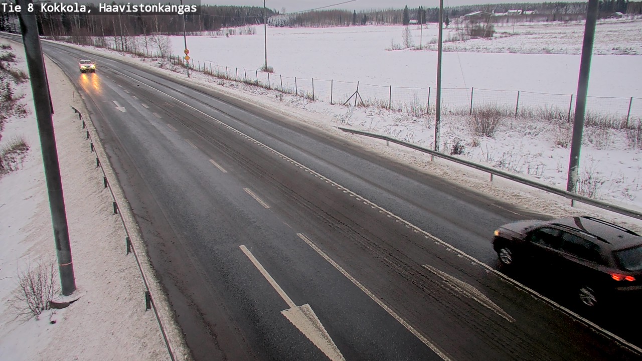 Weather Camera Image Väg 8 Karleby, Haavistonkangas, Kokkola, Keski-Pohjanmaa