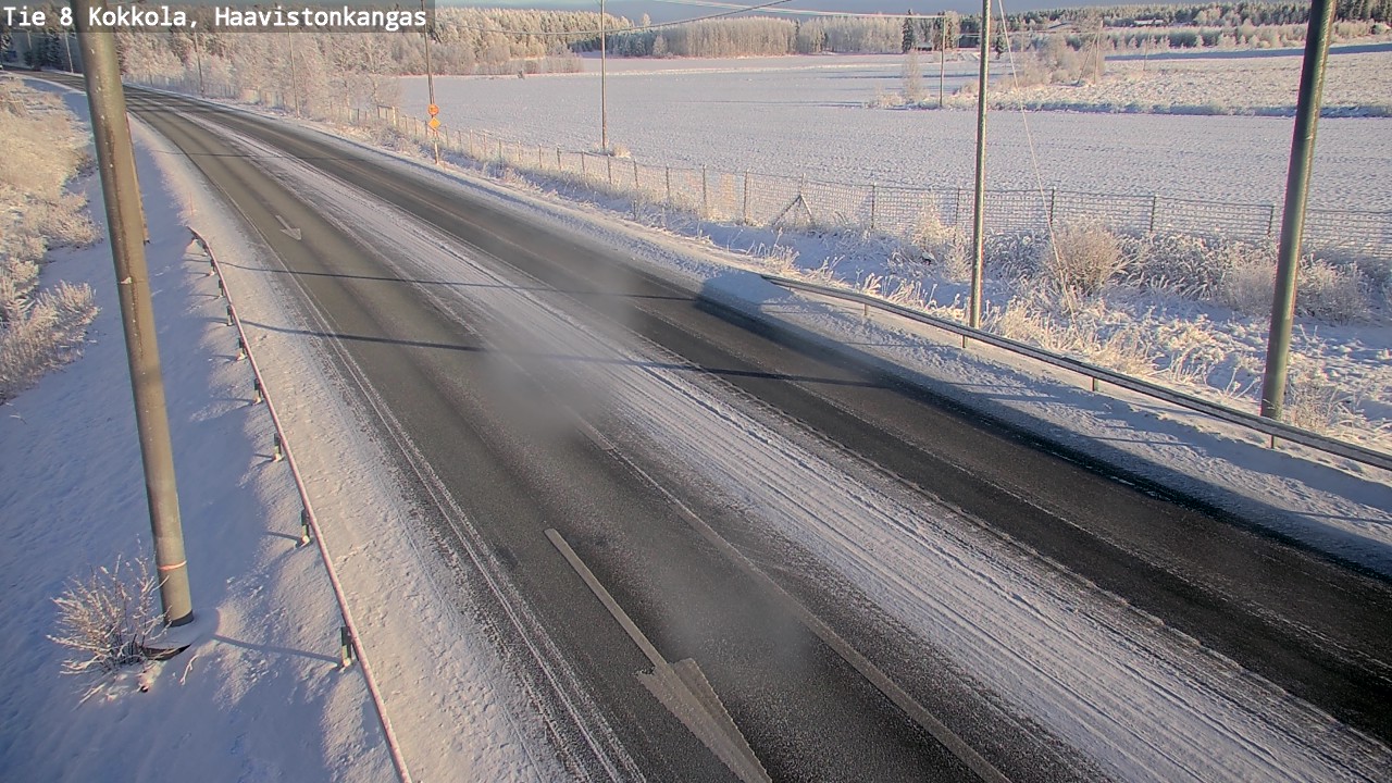 Weather Camera Image Road 8 Kokkola, Haavistonkangas, Kokkola, Keski-Pohjanmaa