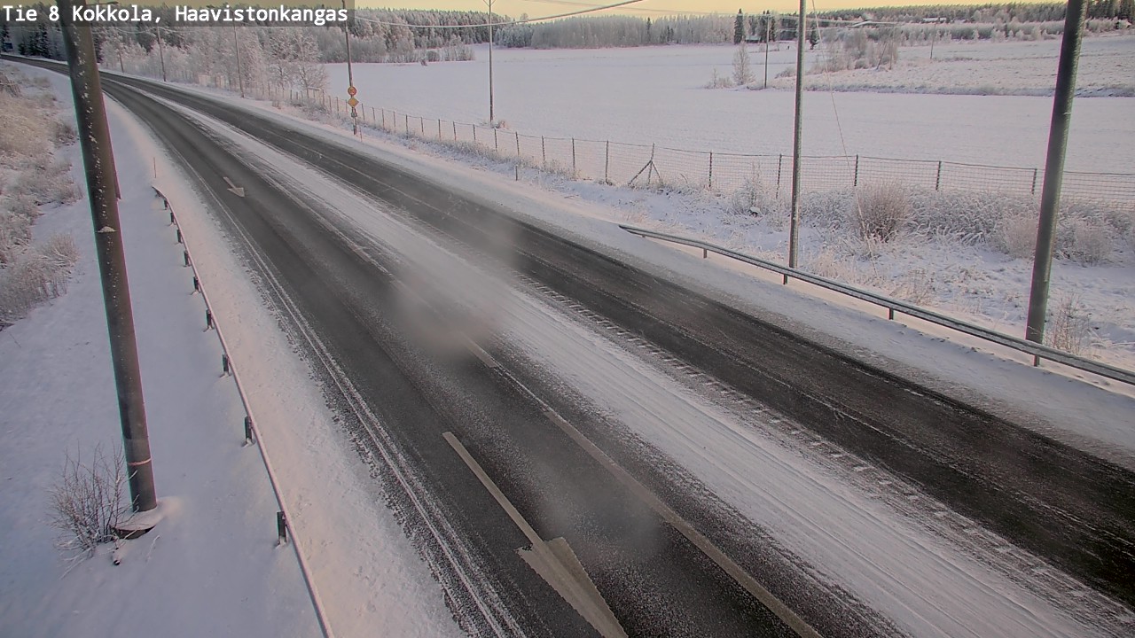 Weather Camera Image Väg 8 Karleby, Haavistonkangas, Kokkola, Keski-Pohjanmaa