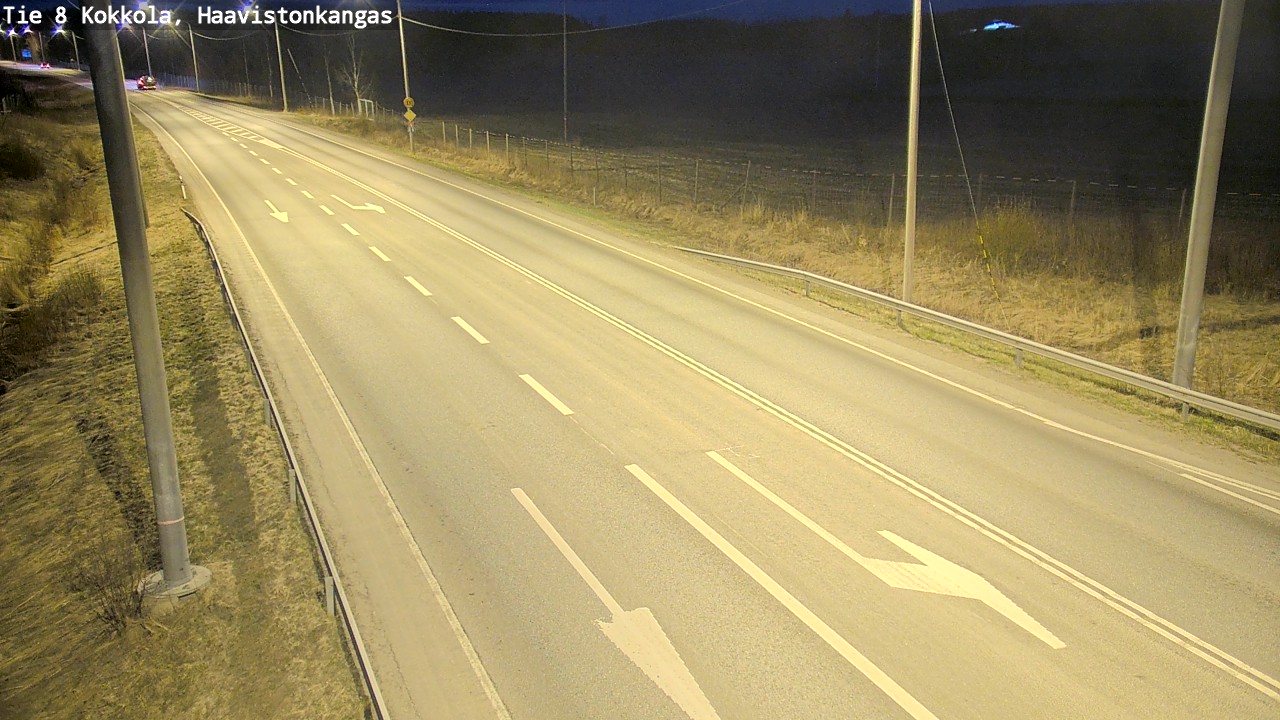 Weather Camera Image Väg 8 Karleby, Haavistonkangas, Kokkola, Keski-Pohjanmaa