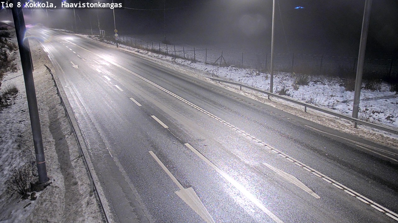 Weather Camera Image Väg 8 Karleby, Haavistonkangas, Kokkola, Keski-Pohjanmaa