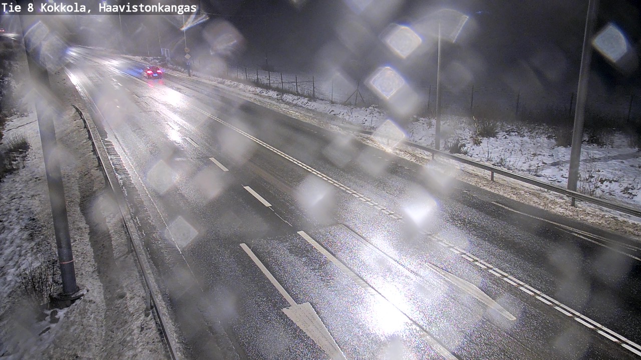 Weather Camera Image Väg 8 Karleby, Haavistonkangas, Kokkola, Keski-Pohjanmaa