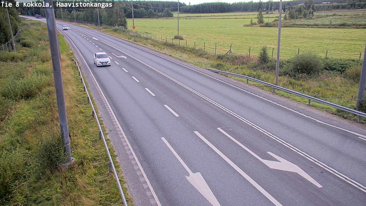Weather Camera Image Road 8 Kokkola, Haavistonkangas, Kokkola, Keski-Pohjanmaa